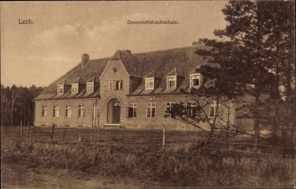 Ak Leck in Nordfriesland, Grenzvolkshochschule