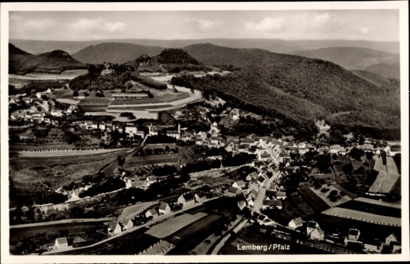 Postcard Lemberg in the Palatinate, view of Lemberg in the Palatinate