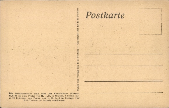 Paper cut artist Postcard Diefenbach, Divine Youth 2, partial image 39, violinist