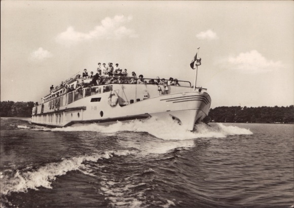 Ak Weiße Flotte Berlin, Luxusfahrgastschiff