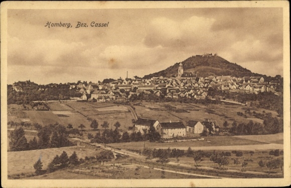 Postcard Homberg an der Efze Hessen, general view