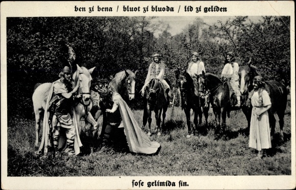 Ak Merseburg an der Saale, Jahrhundertfeier der Stadt, Merseburger Zauberspruch