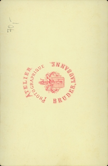 Cabinet photo Lausanne Canton of Vaud, 1881, Vue generale