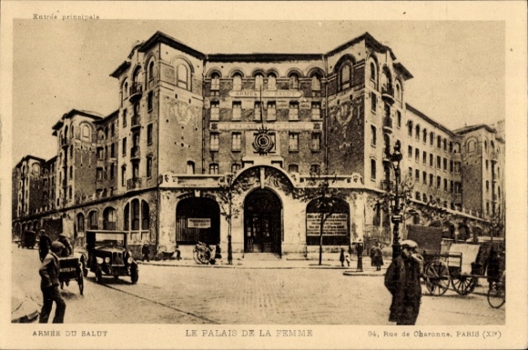 Ak Paris XI, Der Frauenpalast, Rue de Charonne, Heilsarmee