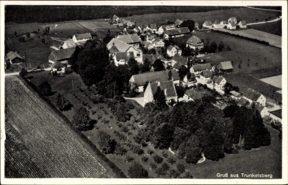 Ak Trunkelsberg Unterallgäu, Fliegeraufnahme