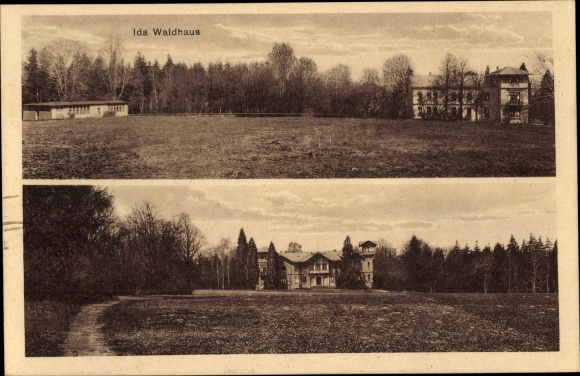 Ak Waldhaus Mohlsdorf Teichwolframsdorf in Thüringen, Jagdschloss Ida Waldhaus