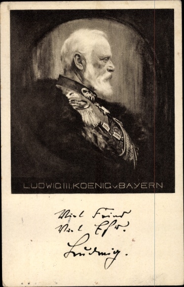Artist PC Firle, Walther, King Ludwig III of Bavaria, Many Enemies, Much Honor
