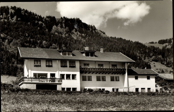 Ak Kierwang Bolsterlang im Allgäu, Café Pension Alpenblick