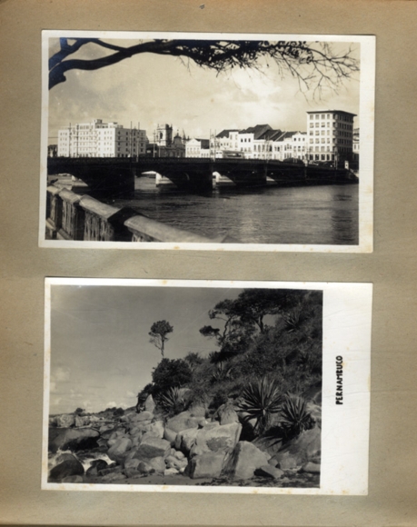 Photo album Brazil Rio Sao Paulo Recife, over 70 original photos around 1940