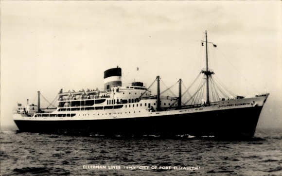 Ak Steamer City of Port Elizabeth van de Ellerman Lines