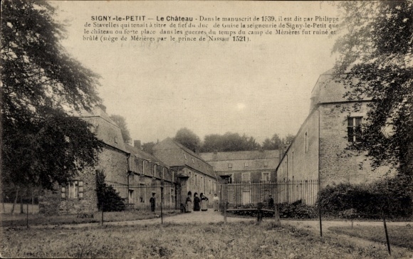 CPA Signy le Petit Ardennes, Château
