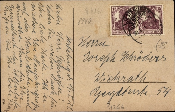 Postcard Jesteburg in the district of Harburg, inn with surroundings
