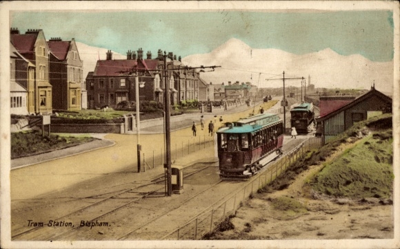 PC Norbreck Bispham Blackpool North West England, Tram Station
