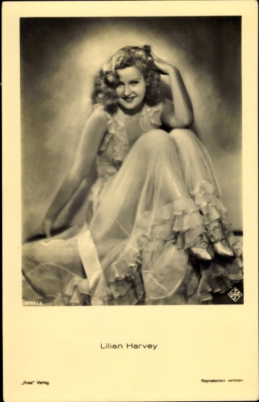 Ak Schauspielerin Lilian Harvey, Portrait