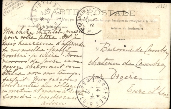 Postcard Orbec Calvados, The Hospice