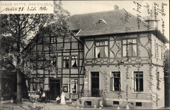 Postcard Bad Eilsen Lower Saxony, House Witte