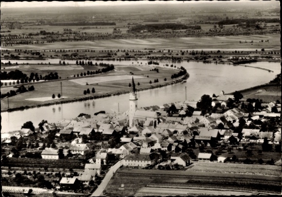 Postcard Hofkirchen in Lower Bavaria, general view