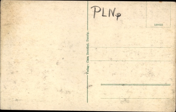 Postcard Wrzeszcz Langfuhr Gdańsk Danzig, Große Allee, tram 6