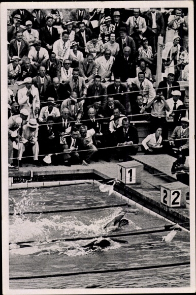 Collection picture Olympia 1936, freestyle swimming, Jack Medica, Uto
