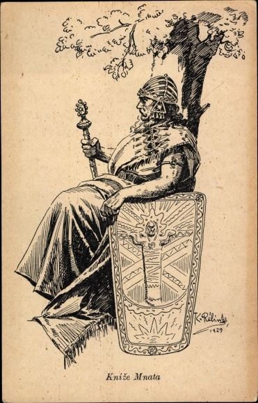 Artist PC Relink, K., Knize Mnata, Duke with shield and sceptre