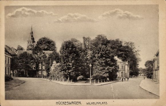 Postcard Hückeswagen in the Oberbergischer Kreis, Wilhelmplatz