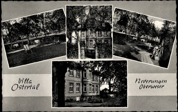 Postcard Beverungen in North Rhine Westphalia, Villa Ostertal