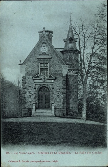 Postcard La Neuve Lyre Eure, Chateau de La Chapelle