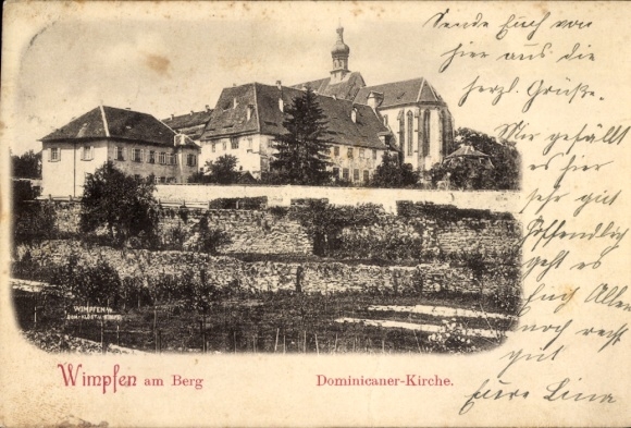 Postcard Wimpfen am Berg Bad Wimpfen am Neckar, Sending you warm greetings from here. I like...
