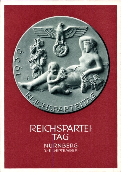 Ganzsachen Ak Nürnberg, Reichsparteitag 1939, Reichsparteitag des Friedens