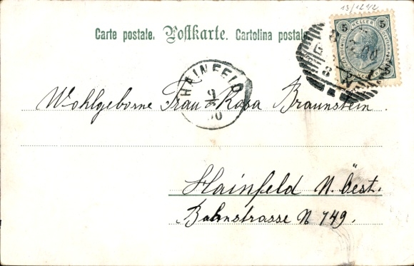 Artist Postcard Döcker, E., Fieldworker, Prayer