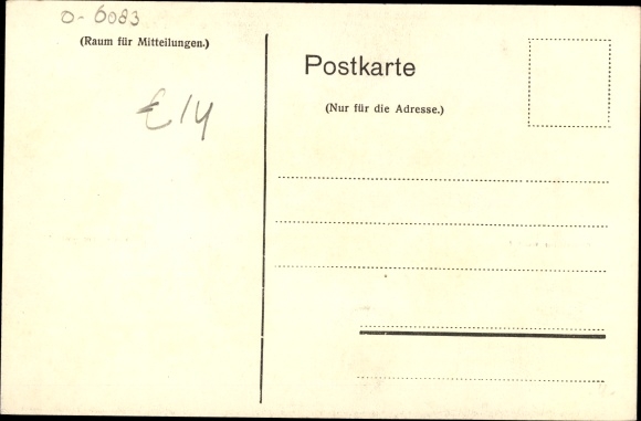 Postcard Brotterode Trusetal in Thuringia, Hotel Kleiner Inselsberg, Gothaischer Gasthof, Prussia. inn