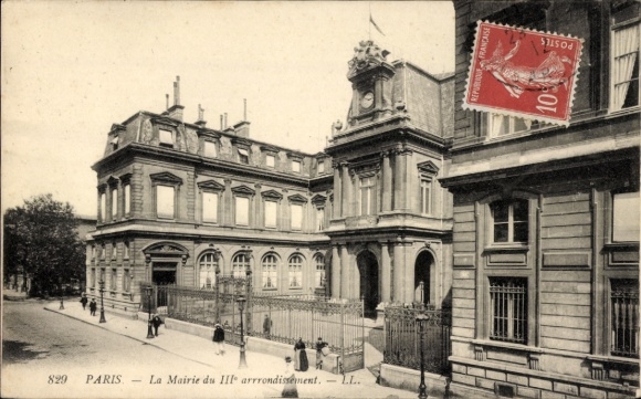 Ak Paris III, stadhuis