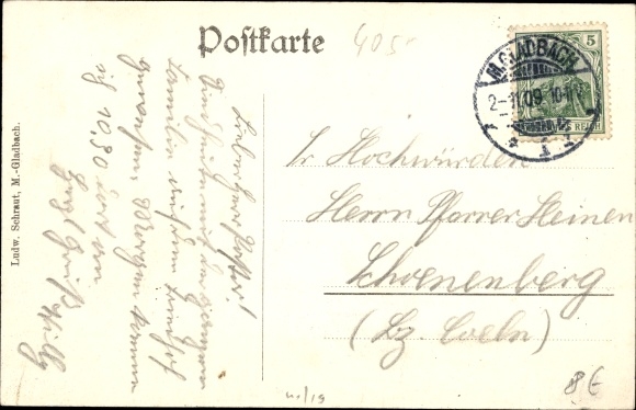 Postcard Hardt Mönchengladbach on the Lower Rhine, people&#39;s sanatorium