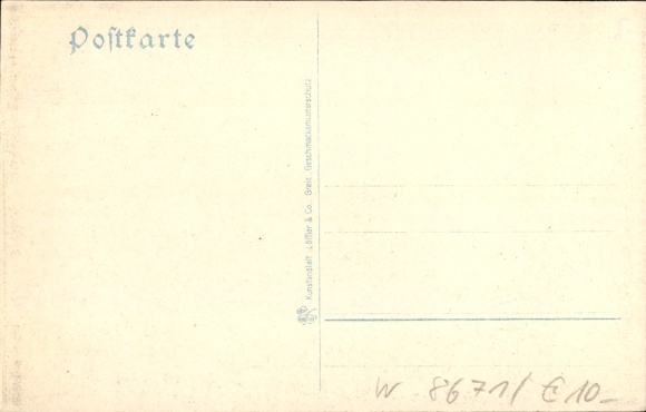 Postcard Weißenstadt in the Fichtelgebirge, total view, cow