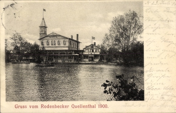 Postcard Hamburg Wandsbek Bergstedt, Rodenbeker Quellental, 1900
