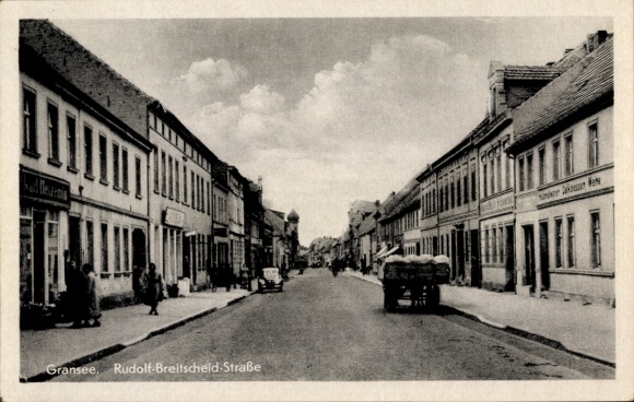 Postcard Gransee in der Mark, Rudolf-Breitscheid-Straße