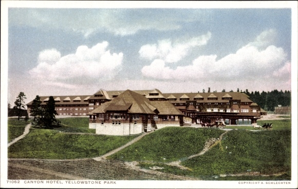 Ak Wyoming VS, Yellowstone Nationaal Park, Canyon Hotel