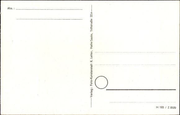Postcard Roitzsch Sandersdorf Brehna Saxony Anhalt, school