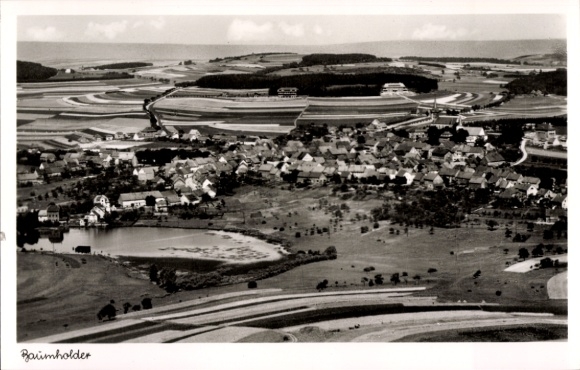Ak Baumholder im Westrich, luchtfoto