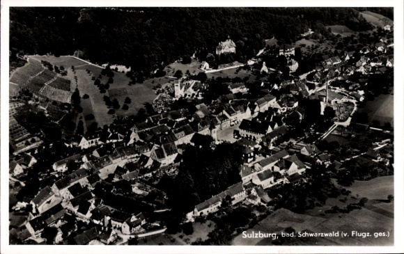 KP Sulzburg Schwarzwald, zdjęcie lotnicze