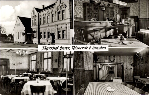 Ak Bösperde Menden in het Sauerland, Jägerhof Lenze, interieur