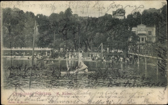 PC Hamburg Altona Othmarschen Oevelgönne, Fährhaus, H. Madsen