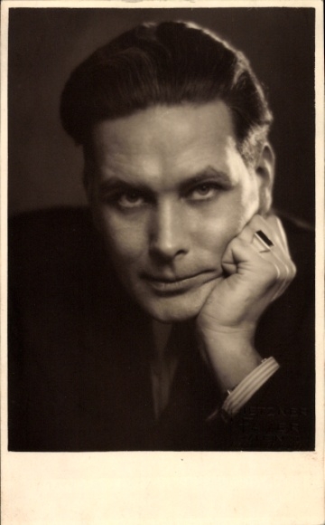 Foto Ak Schauspieler Heinz Woester, Portrait