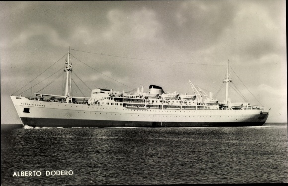 Ak Dampfer MN Alberto Dodero, Flota Argentina de Navegación de Ultramar