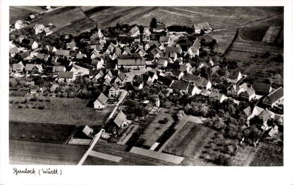 Ak Bernloch Hohenstein in Württemberg, Fliegeraufnahme