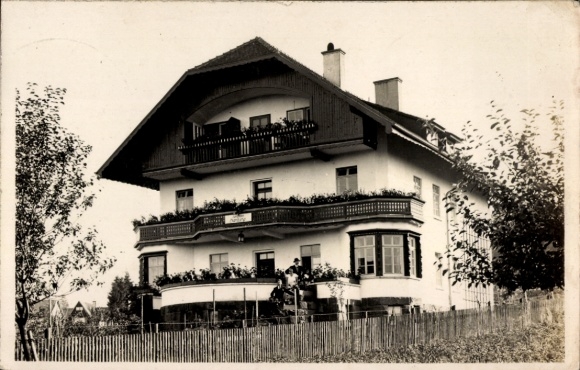 Postcard Finsterbergen Friedrichroda in the Thuringian Forest, house view