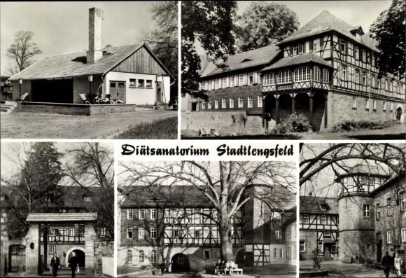 PC Stadtlengsfeld in the Wartburg district, different views of the diet sanatorium