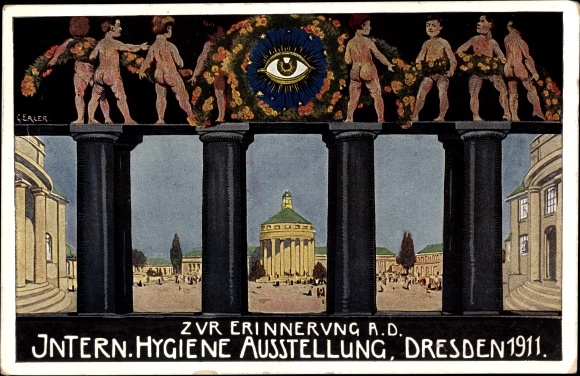 KP artysty Gerler, Dresden Altstadt, Międzynarodowa Wystawa Higieny 1911