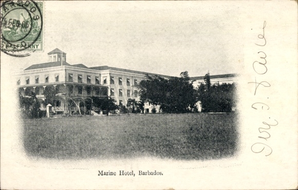 Postcard Barbados, Marine Hotel