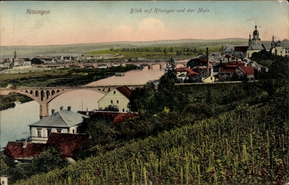 Postcard Kitzingen am Main Lower Franconia, general view
